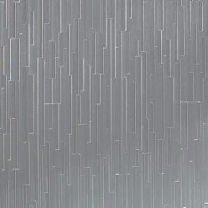 613 Striations Brushed Aluminum - Lamin-Art