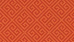 9493 Orange Greek Key - Formica